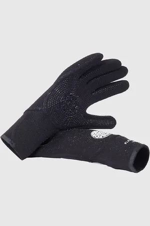 Rip Curl Flashbomb 5/3 5 Finger Handsker sort