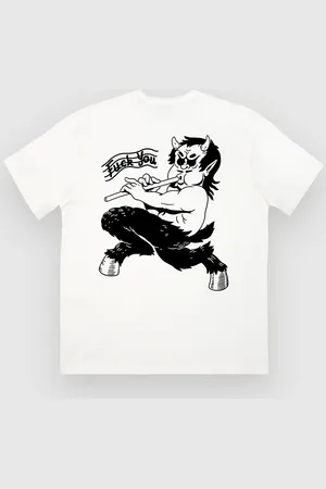 The Dudes Pan Seasonal T-Shirt hvid