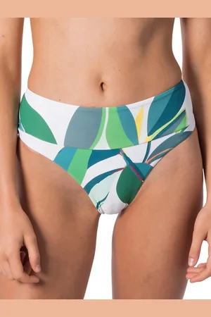 Rip Curl Palm Bay Hi Waist Cheeky Bikini underdel hvid