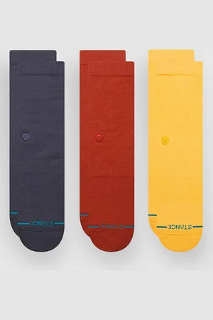 Stance Icon 3 Pack Strømper blå