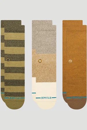 Stance Cubical Crew 3 Pack Socks mønster