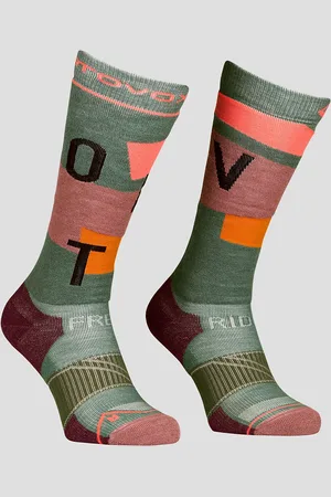 ORTOVOX Freeride Long Cozy Tech strømper grøn