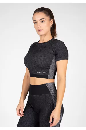 Gorilla Wear Selah Seamless Crop Top, Black