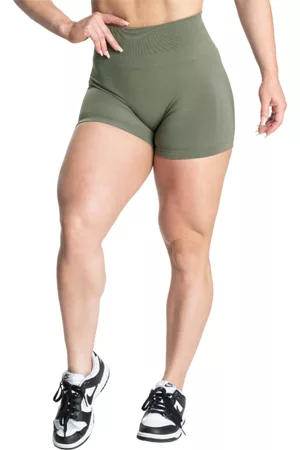 Better Bodies Scrunch Shorts, Washed Green