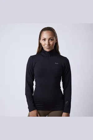 CLN Athletics Liz 1/2 Zip, Black