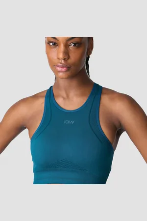 ICANIWILL Endurance Seamless Sports-BH Blå