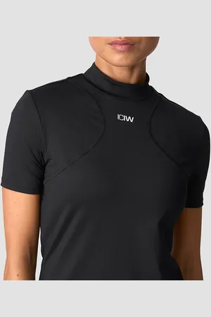 ICANIWILL Contrast T-shirt Sort