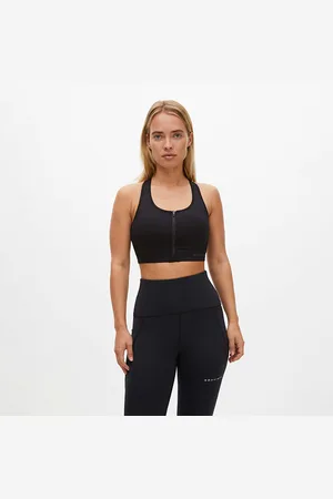 Röhnisch Front Zip Sportsbra, Black