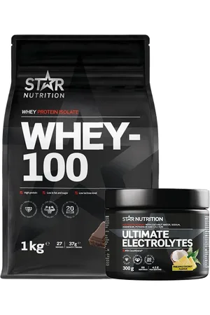 Star Nutrition Valle-100 Valleprotein 1 kg + Ultimate Electrolytes 300 g