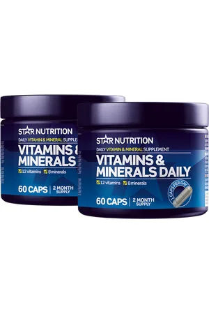 Star Nutrition 2 x vitaminer og mineraler dagligt 60 kapsler