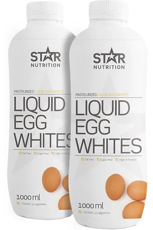 Star Nutrition 2 x Flydende æggehvider, 1000 ml