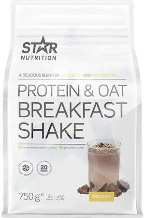 Star Nutrition Protein & Havre Morgenmad Måltidserstatning Shake 750 g