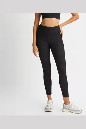 Röhnisch Ribstrikkede Tights Sort