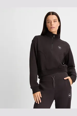 Röhnisch Sweatshirt med Lynlås Sort