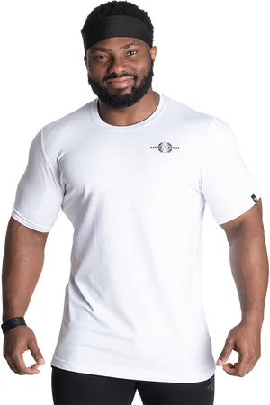 Better Bodies Essential Tapered Tee, White