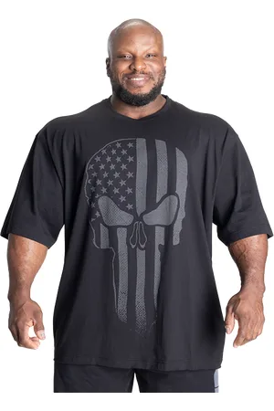 Better Bodies Skull Union Iron Tee, Black