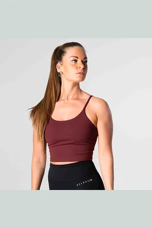 Relode Core Crop Top, Red