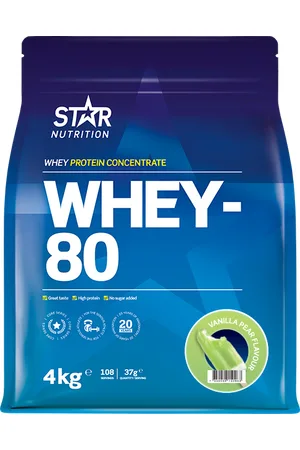Star Nutrition Whey-80 Valleprotein 4 kg
