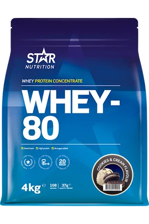 Star Nutrition Whey-80 Valleprotein 4 kg