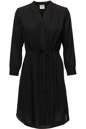 SELECTED Slfdamina 7/8 Dress B Noos Kort Kjole Black