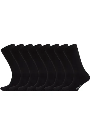 Topeco Socks 8-P Underwear Socks Regular Socks Black