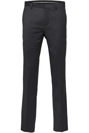 SELECTED Slhslim-Mylobill Black Trs B Noos Bottoms Trousers Formal Black