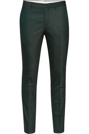 SELECTED Slhslim-Mylostate Flex Green Trs B Bottoms Trousers Formal Green