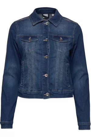 Cream Lisa Denim Jacket Jakke Denimjakke Blue