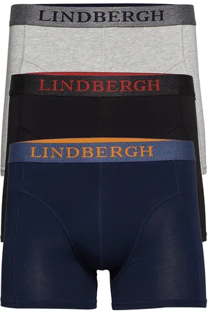 Lindbergh Bamboo Boxers 3 Pack Boxershorts Blue