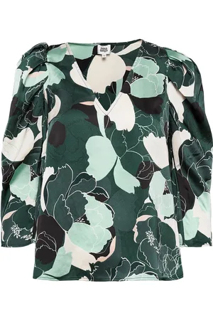 Twist & tango Athea Blouse Tops Blouses Long-sleeved Green