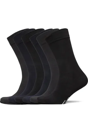 Topeco Socks 6-P, Bamboo, Navy 115A244145 6 Pc/Pack Underwear Socks Regular Socks Black