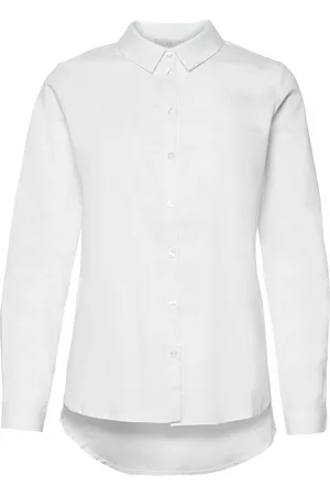Kaffe Kascarlet Shirt Tops Shirts Long-sleeved White