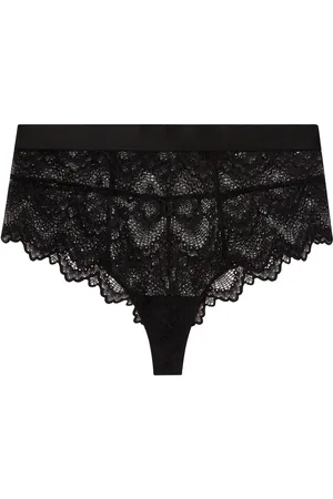 Understatement Saboteur Lace Highwaist String G-streng Undertøj Black