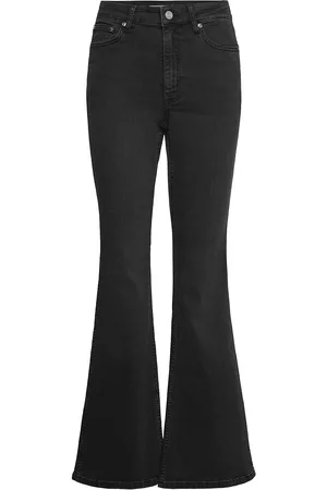 Gestuz Emilindagz Hw Flared Jeans Bottoms Jeans Flares Grey