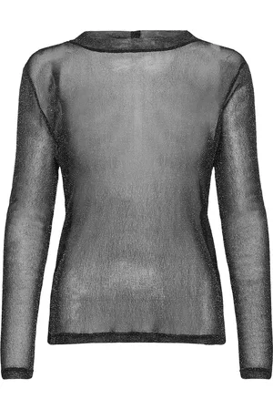Saint Tropez Delilasz Ls Blouse Tops Blouses Long-sleeved Black