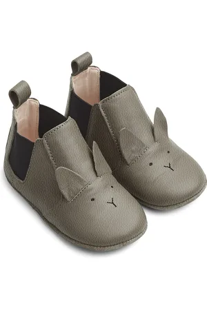 Liewood Edith Leather Slippers Slippers Hjemmesko Grey