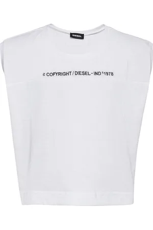 Diesel Tfelix T-Shirt Tops T-shirts Sleeveless White