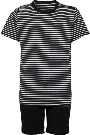 Schiesser Boys Pyjama Short Pyjamassæt Black