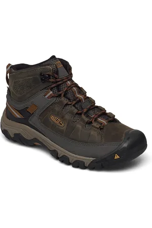 Keen Ke Targhee Iii Mid Wp M Blk Olive-Golden Br Sport Sport Shoes Outdoor-hiking Shoes Green