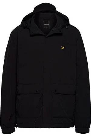Lyle & Scott Hooded Pocket Jacket Parka Jakke Black