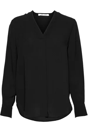 Samsøe Samsøe Hamilla Blouse 8083 Tops Blouses Long-sleeved Black
