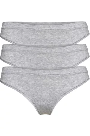 JBS of Denmark Jbs Of Dk 3-Pack String G-streng Undertøj Grey