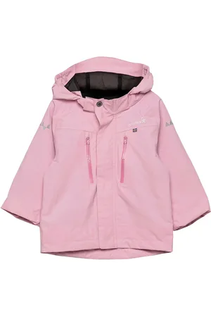 Isbjorn Of Sweden Storm Hardshell Jacket Kids Sport Shell Clothing Shell Jacket Pink