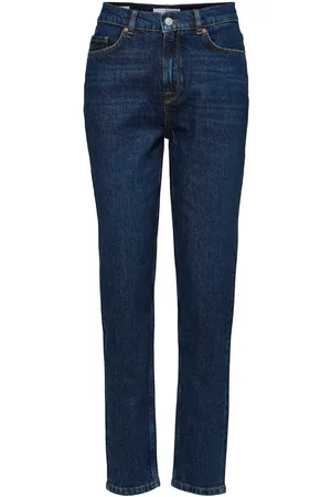 SELECTED Slfamy Hw Slim Row Blue Jeans U Bottoms Jeans Slim Blue
