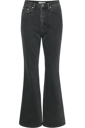 Gestuz Denagz Hw Flared Jeans Bottoms Jeans Flares Black
