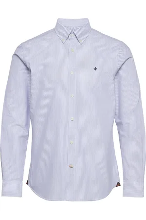 Morris Oxford Striped Bd Shirt Designers Shirts Business Blue