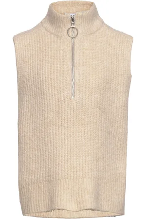 Grunt Grete Vest Knit Tops Vests Cream