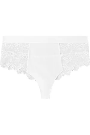 Understatement Blanche Highwaist String G-streng Undertøj White