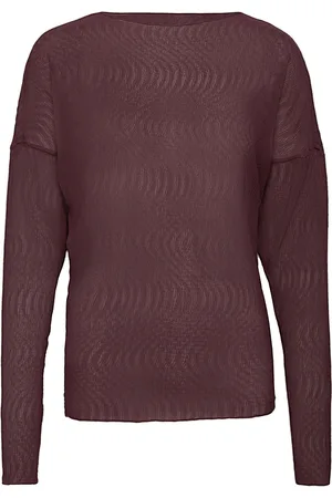Gina Tricot Alina Blouse Tops T-shirts & Tops Long-sleeved Red