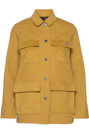Dickies Reworked Chore Coat W Outerwear Jackets Utility Jackets Yellow
